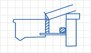 Polytech goot plafondplaat